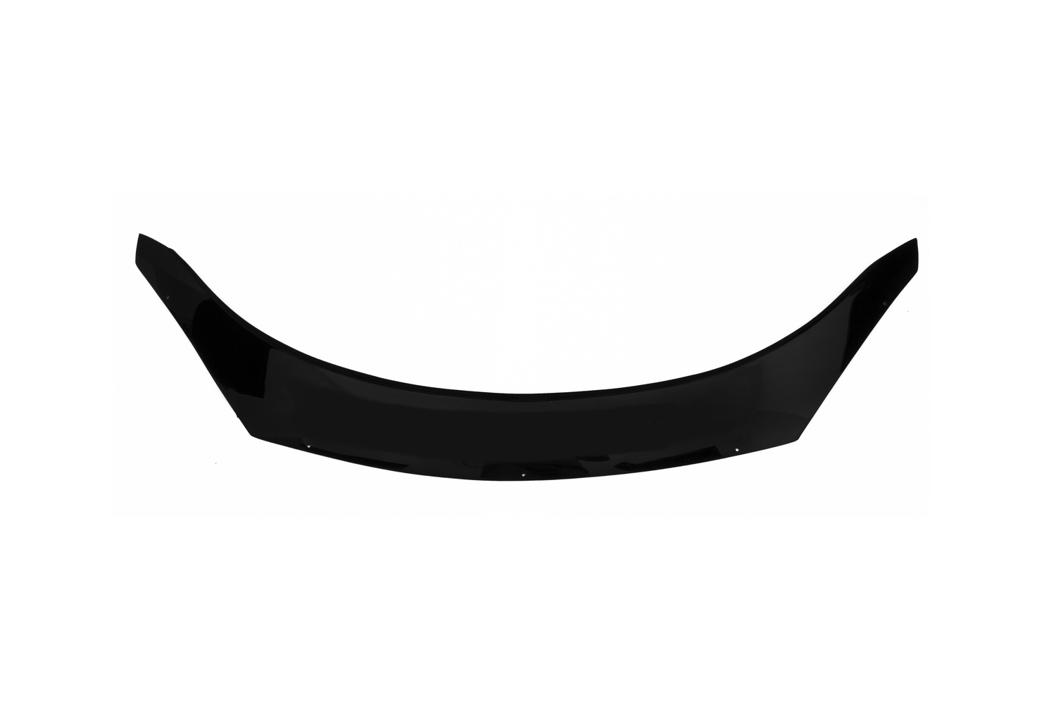 Дефлектор капота (ЕВРО крепеж) для RENAULT SANDERO I 2009-2014 хэтчбек / Рено Сандеро