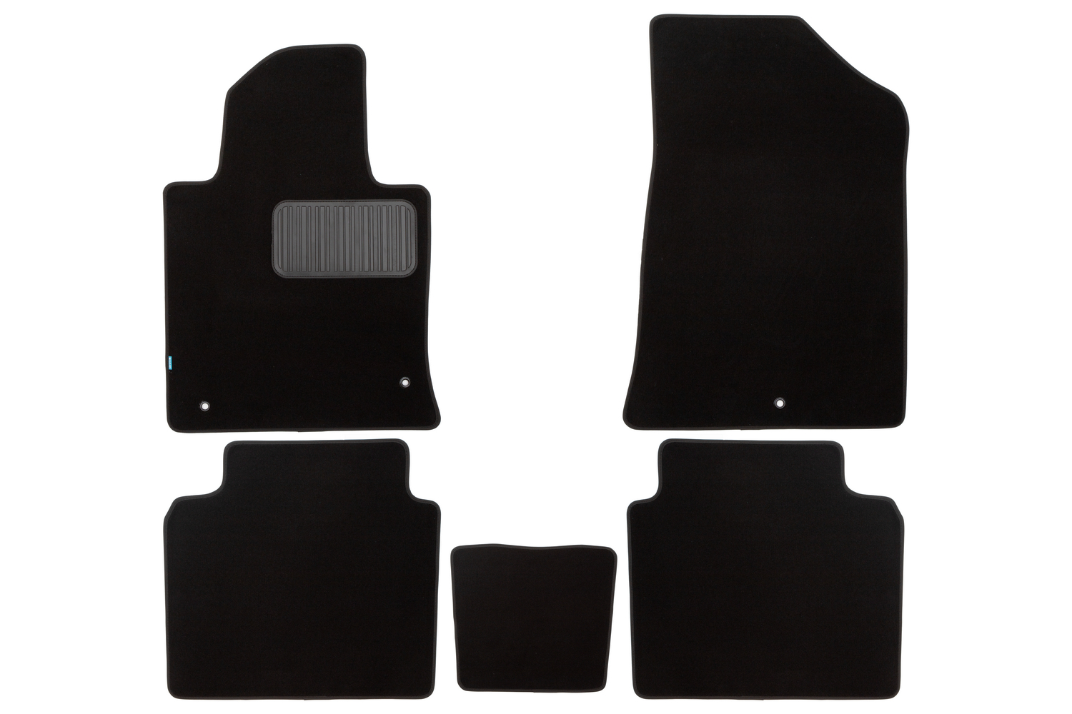 Коврики в салон Klever Premium HYUNDAI Sonata 2017-2019 сед., 5 шт. (текстиль) / Хендай Соната