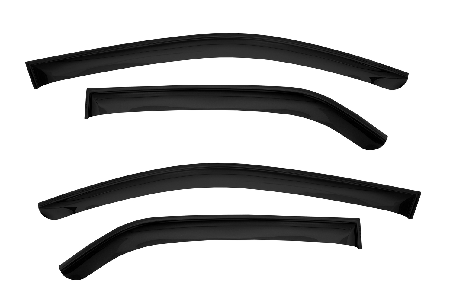 Дефлектор окон (НАКЛАДНОЙ скотч 3М) 4 шт. для CHEVROLET LANOS 2002-2009 седан / Шевроле Ланос