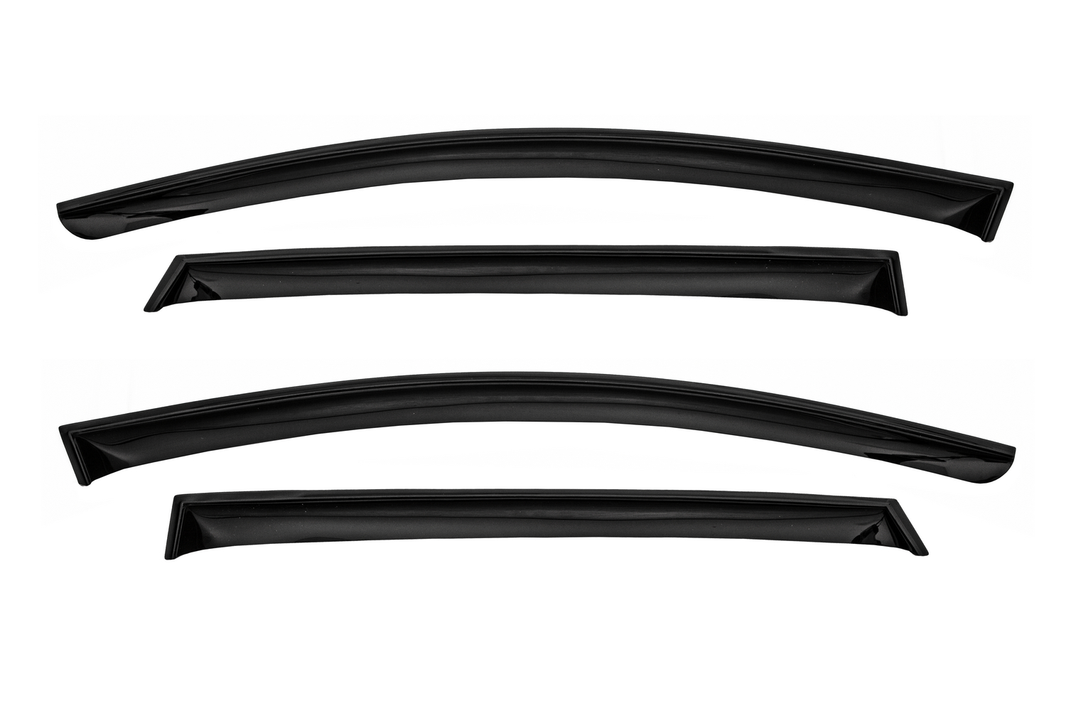 Дефлектор окон (НАКЛАДНОЙ скотч 3М), 4 шт., для KIA Sorento IV, 2020-, внедорожник / Киа Соренто