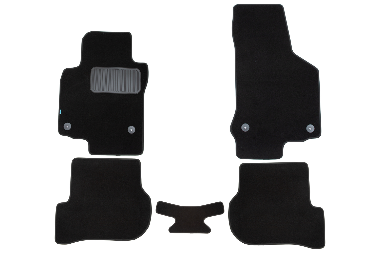 Коврики в салон Klever Premium VOLKSWAGEN Scirocco 2008-2014, 2014-2017, хб., 5 шт. (текстиль) / Фольксваген Сирокко