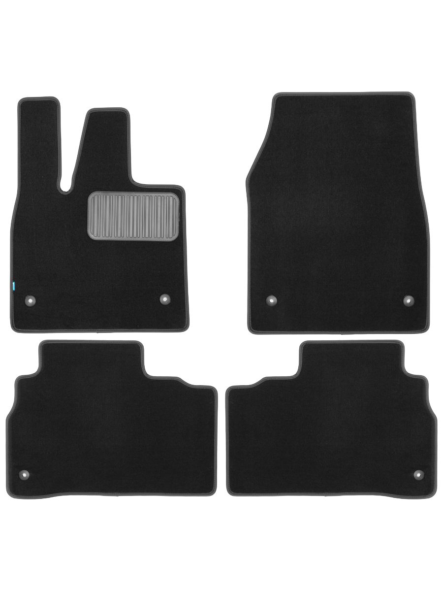 Коврики ворсовые для Avatr 7 2024 - н.в. Внедорожник 5 дв. - 4 шт. коврики текстильные в салон Klever Premium