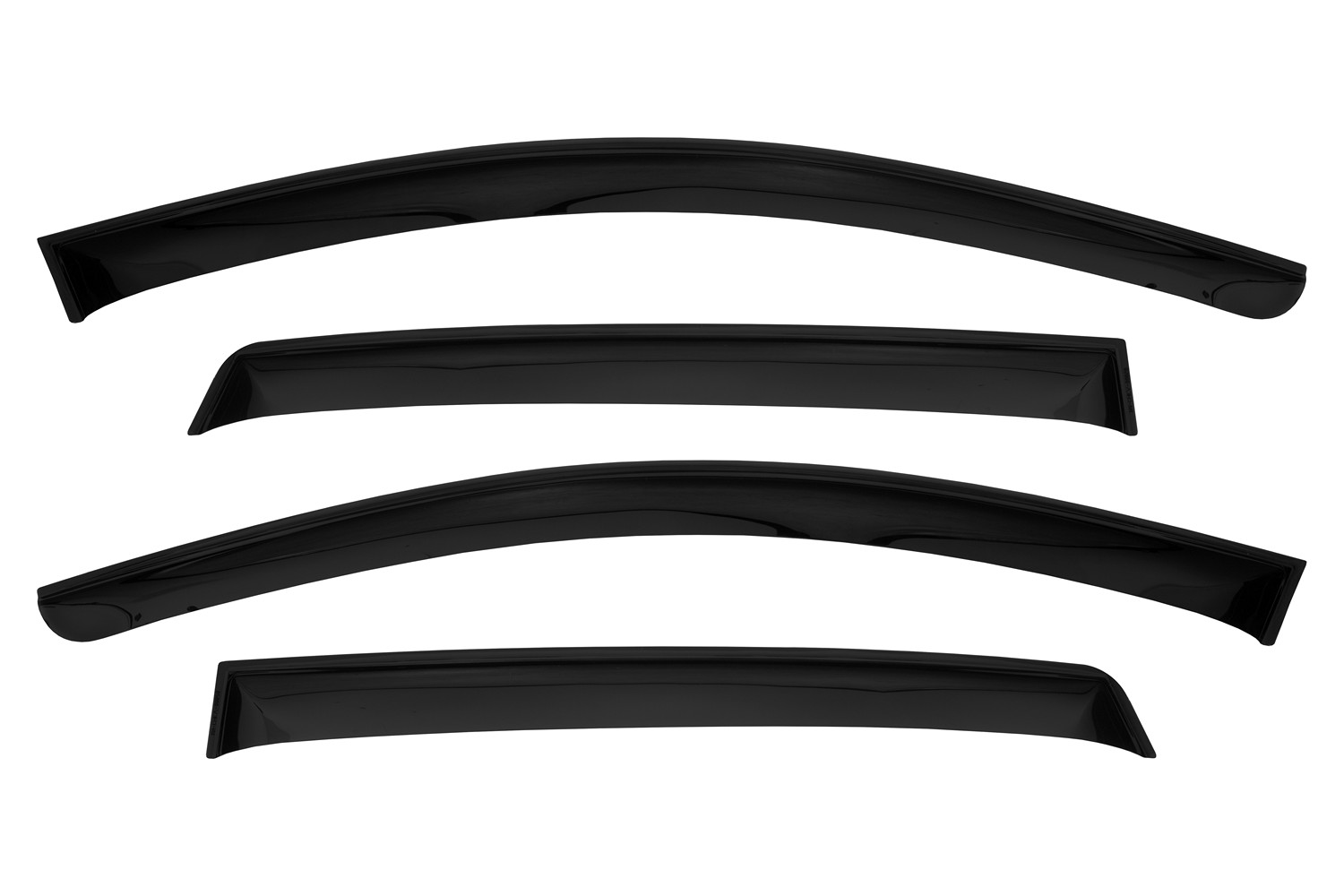 Дефлекторы окон, накладной, 4 шт., для MITSUBISHI XPANDER 2017- кроссовер / Митсубиси Хпандер