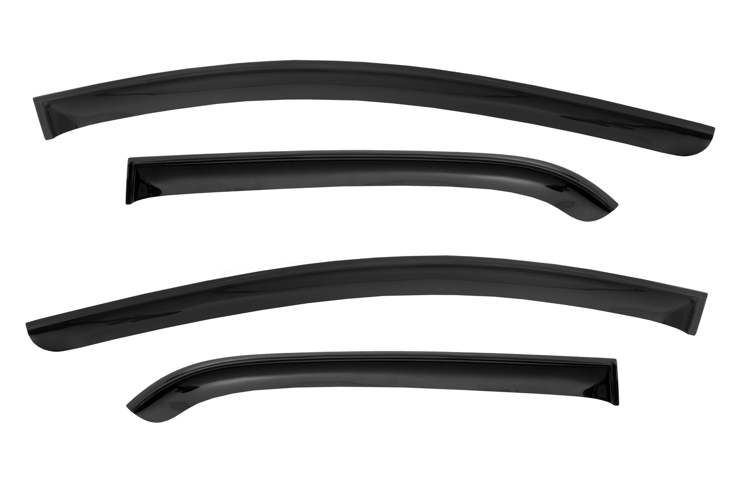 Дефлектор окон (НАКЛАДНОЙ скотч 3М) 4 шт. для DAEWOO MATIZ 1998-2015 хэтчбек / Деу Матиз