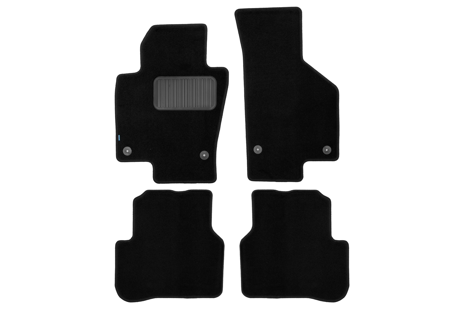 Коврики в салон Klever Premium VOLKSWAGEN Passat CC 2008-2012, куп., 4 шт. (текстиль) / Фольксваген Пассат