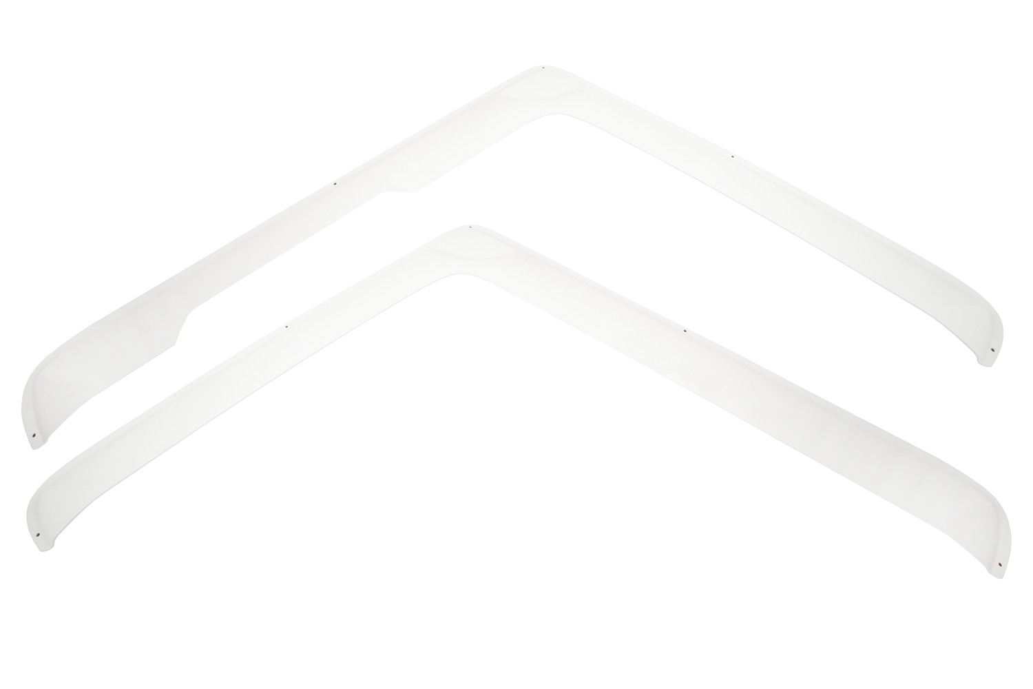 Дефлекторы окон для SITRAK С7H 2023- белый (2 шт.), накладной / Ситрак С7Н