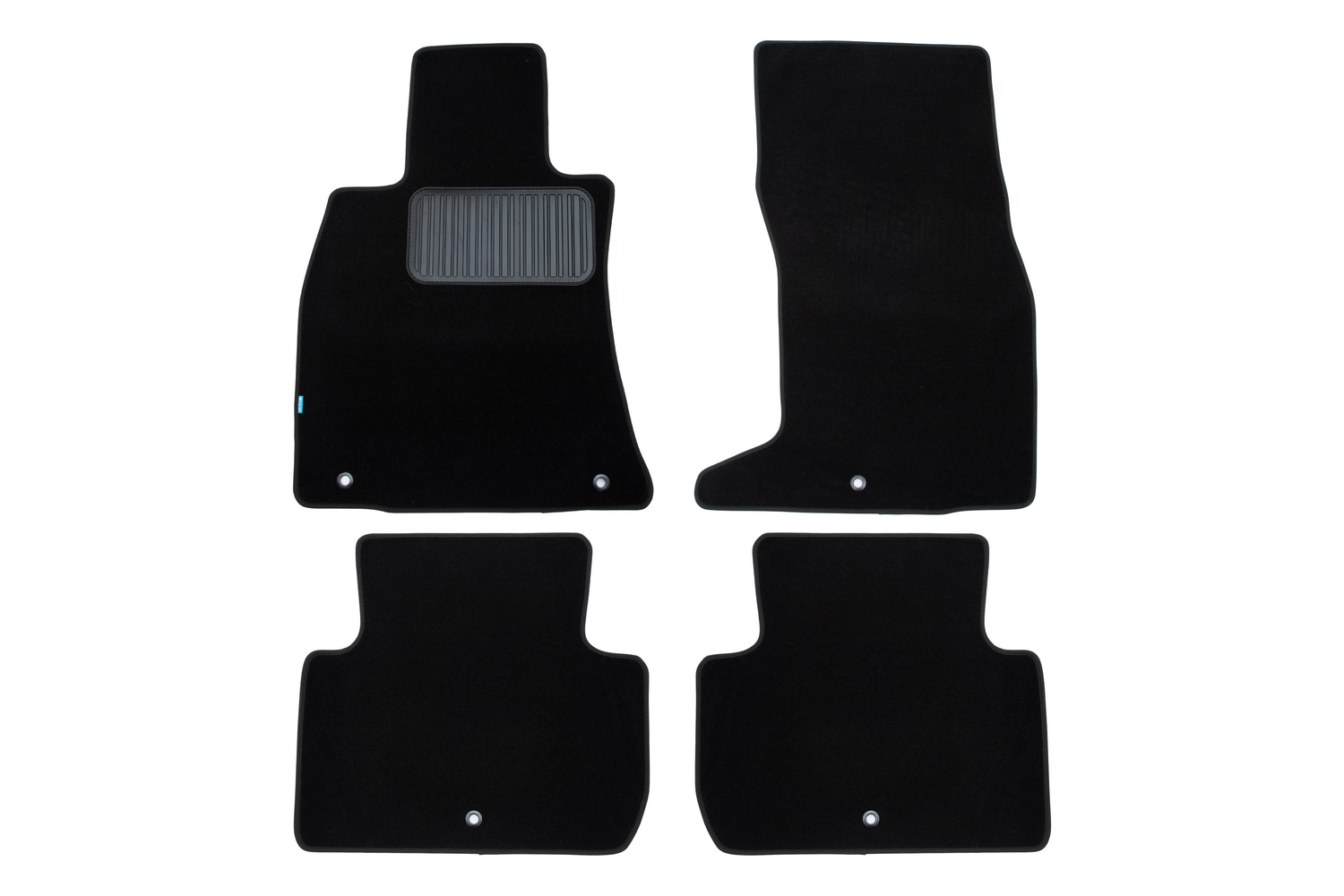 Коврики в салон Klever Premium KIA Stinger 2017-2021, 4WD, сед., 4 шт. (текстиль) / Киа Стингер