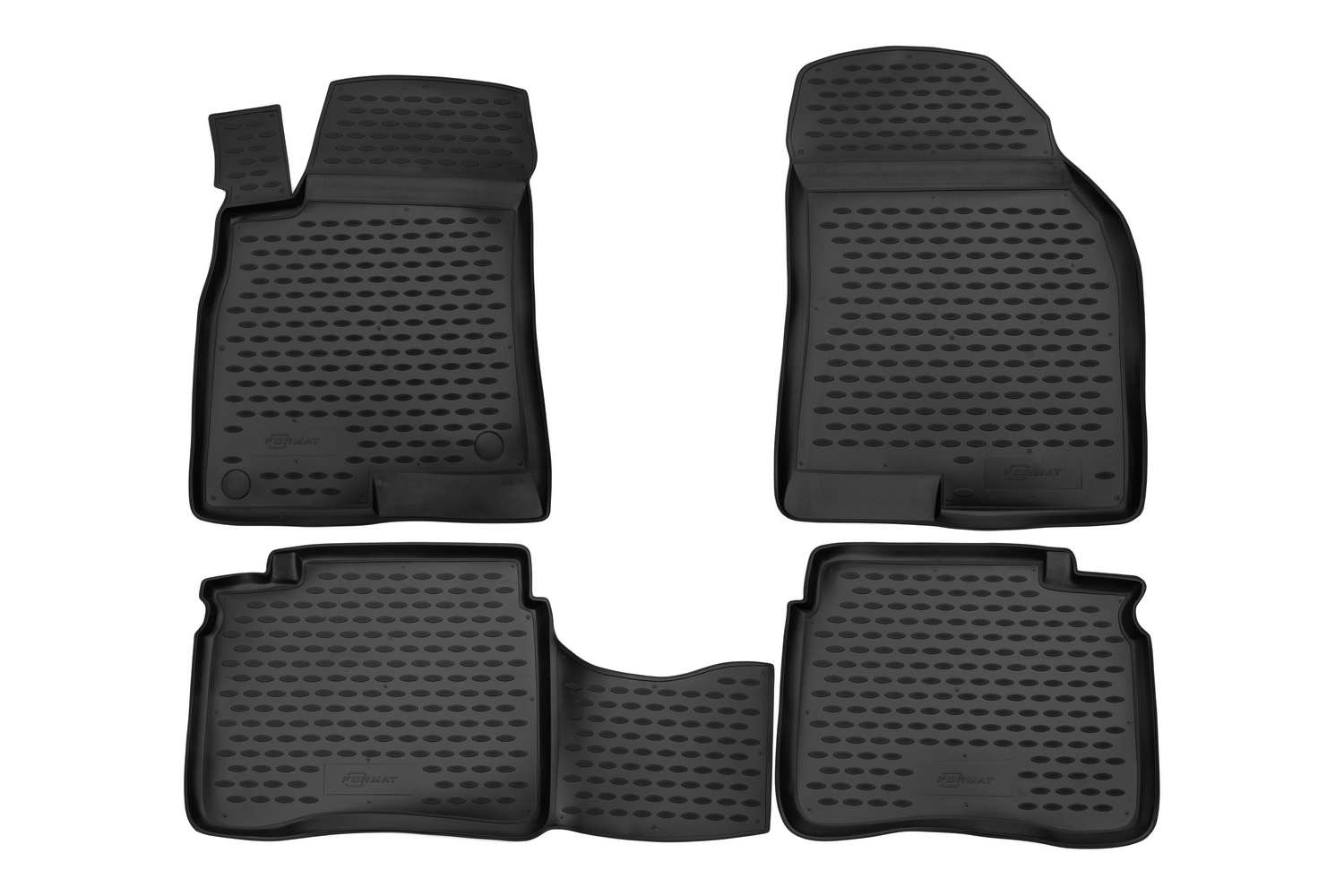 Коврики в салон для HYUNDAI Sonata (V), 2004-2010-, 4 шт. (ПУ, повышенная износостойкость)  / Хендай Соната