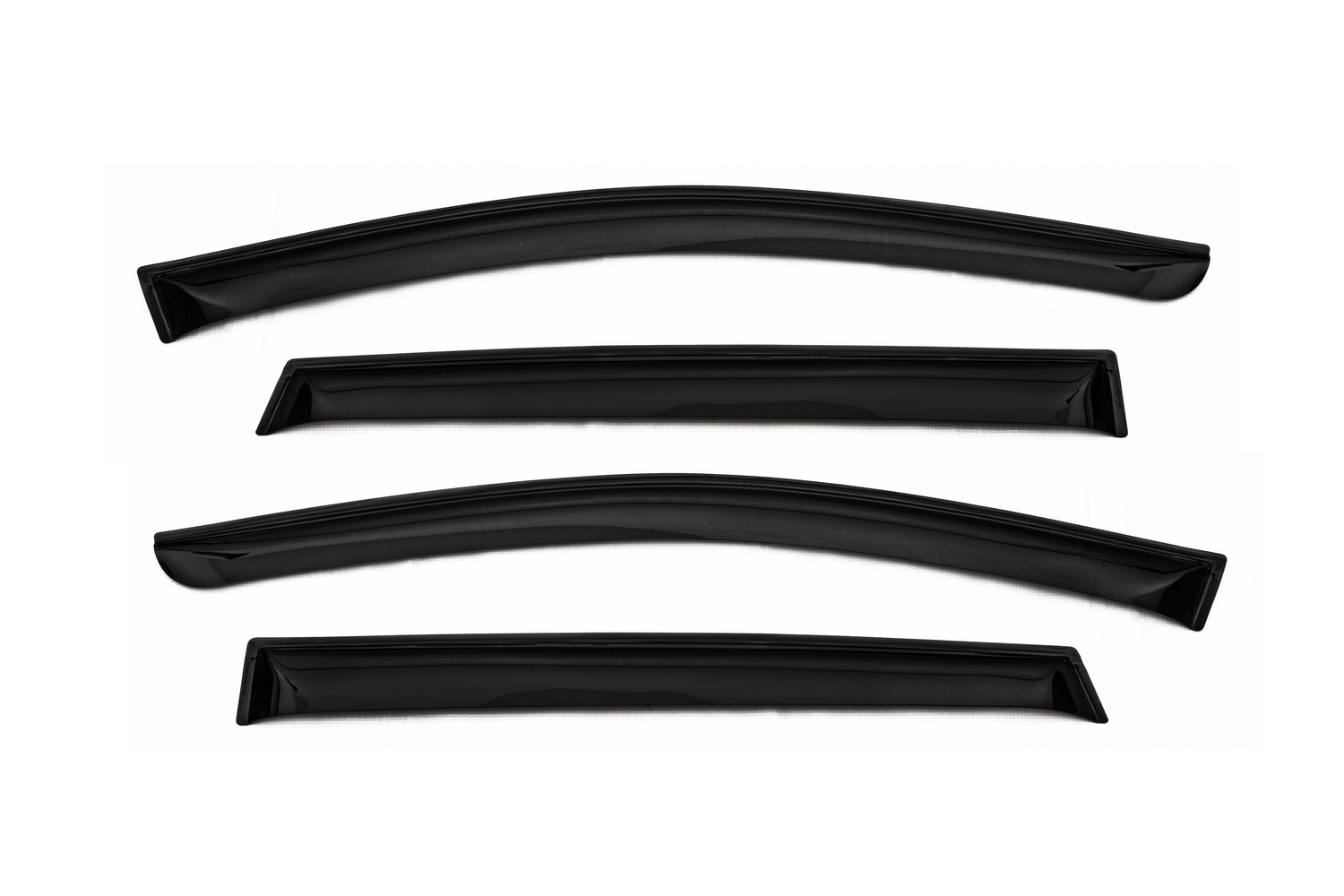 Дефлектор окон (НАКЛАДНОЙ скотч 3М) 4 шт. для FORD KUGA II 2012- кроссовер / Форд Куга