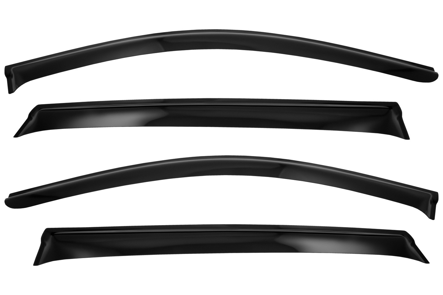 Дефлектор окон (НАКЛАДНОЙ скотч 3М), 4 шт., для EXEED LX, 2019-, внедорожник / Эксид ЛХ