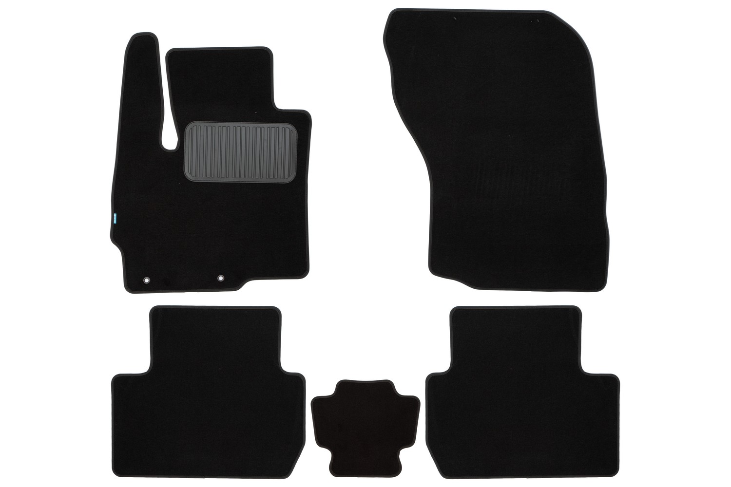 Коврики в салон Klever Premium MITSUBISHI Outlander, 2012-2015, 2015-2018, 2018-, кросс., 5 шт. (текстиль) / Митсубиси Аутлендер