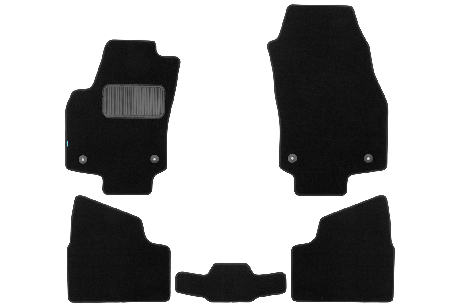 Коврики в салон Klever Premium OPEL Astra H GTC 3D 2004-2007, 2006-2014, хб., 5 шт. (текстиль) / Опель Астра