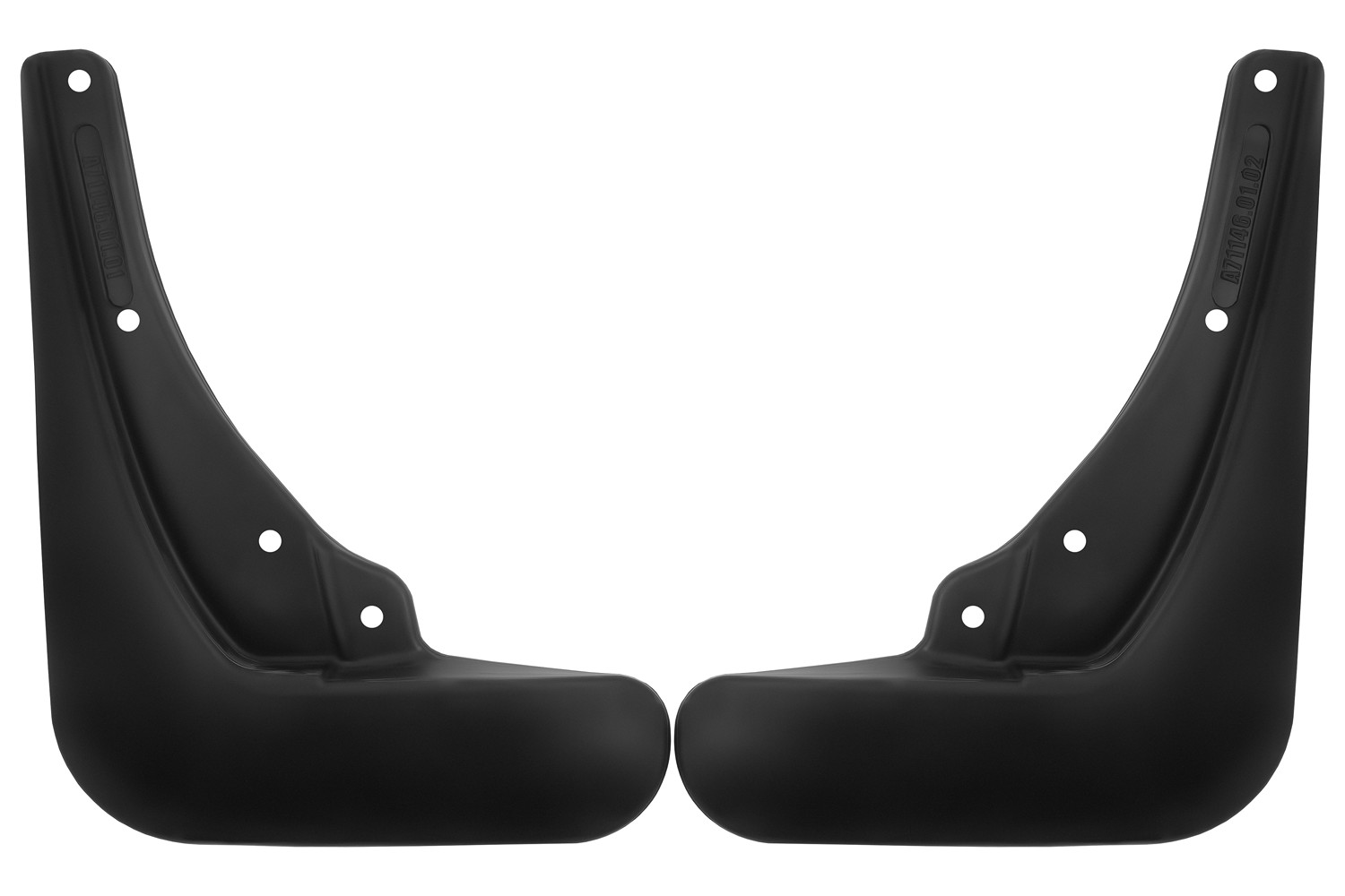 Брызговики передние для  HONGQI HS5 I Рестайлинг 2023 - 2 шт.(optimum) в пакете / Хонги ХС5