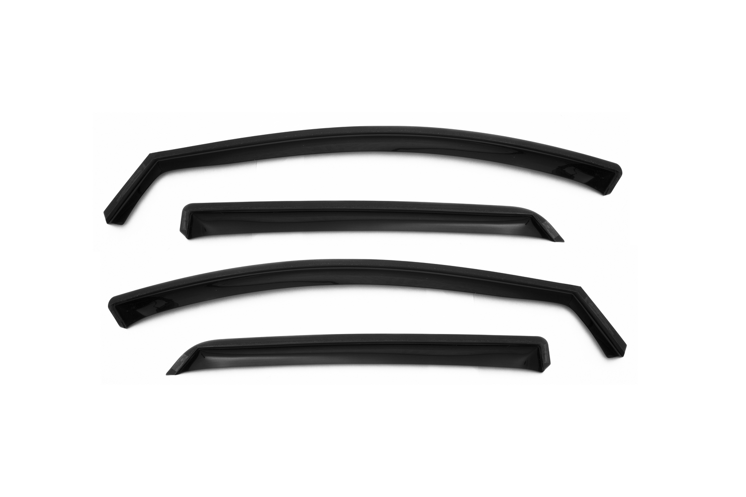Дефлектор окон, 4 шт., для LADA VESTA унив., 2015-, вставной под резинку / Лада Веста