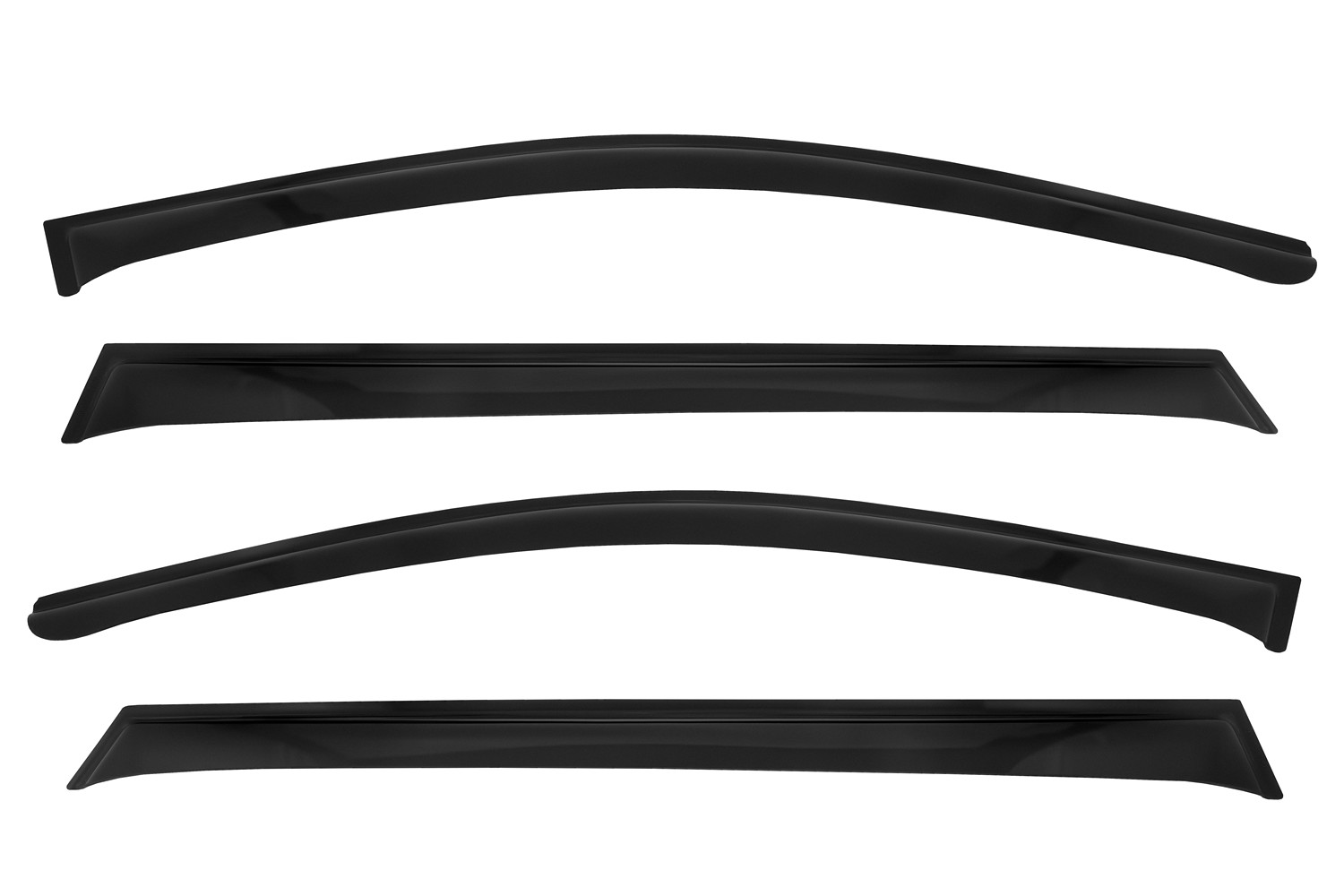 Дефлектор окон, НАКЛАДНОЙ скотч 3М, 4 шт., для KAIYI X3 2020-, X3 PRO 2022-, кроссовер / Каию Икс 3 Про