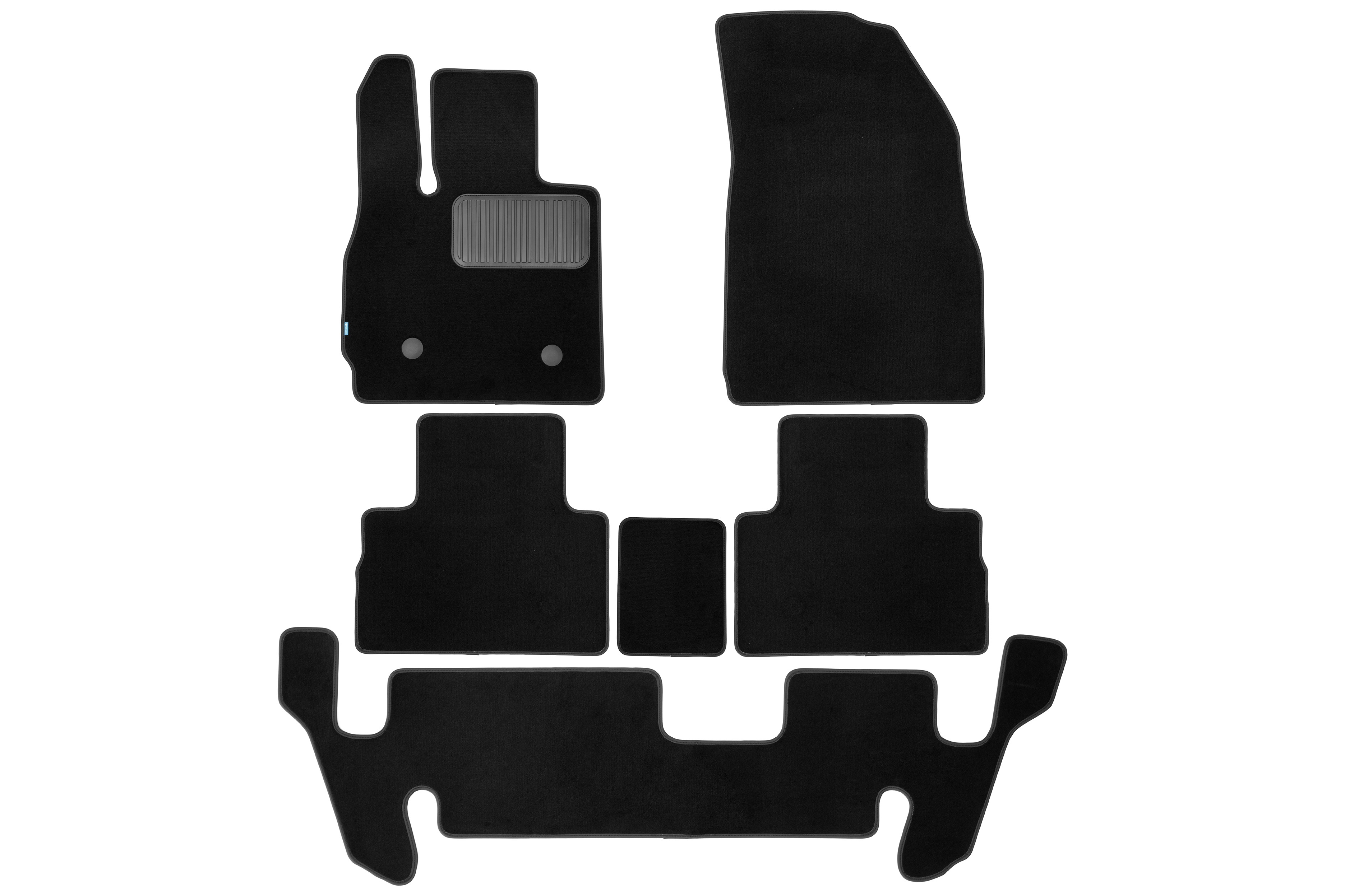 Коврики ворсовые для CHERY Tiggo 9 2024-н.в. Внедорожник 5 дв. 6 шт. коврики текстильные в салон Klever Premium / Черри / Черри Тигго 9