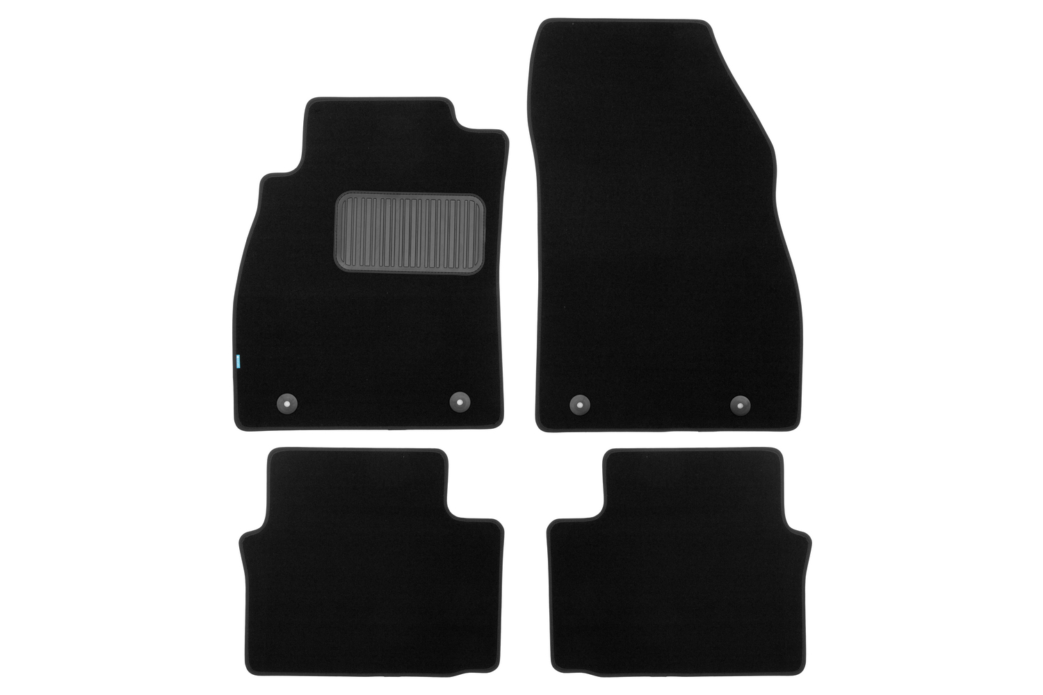 Коврики в салон Klever Premium OPEL Insignia 2008-2013, 2013-2017, сед., ун., хб., 4 шт. (текстиль) / Опель Инсигния