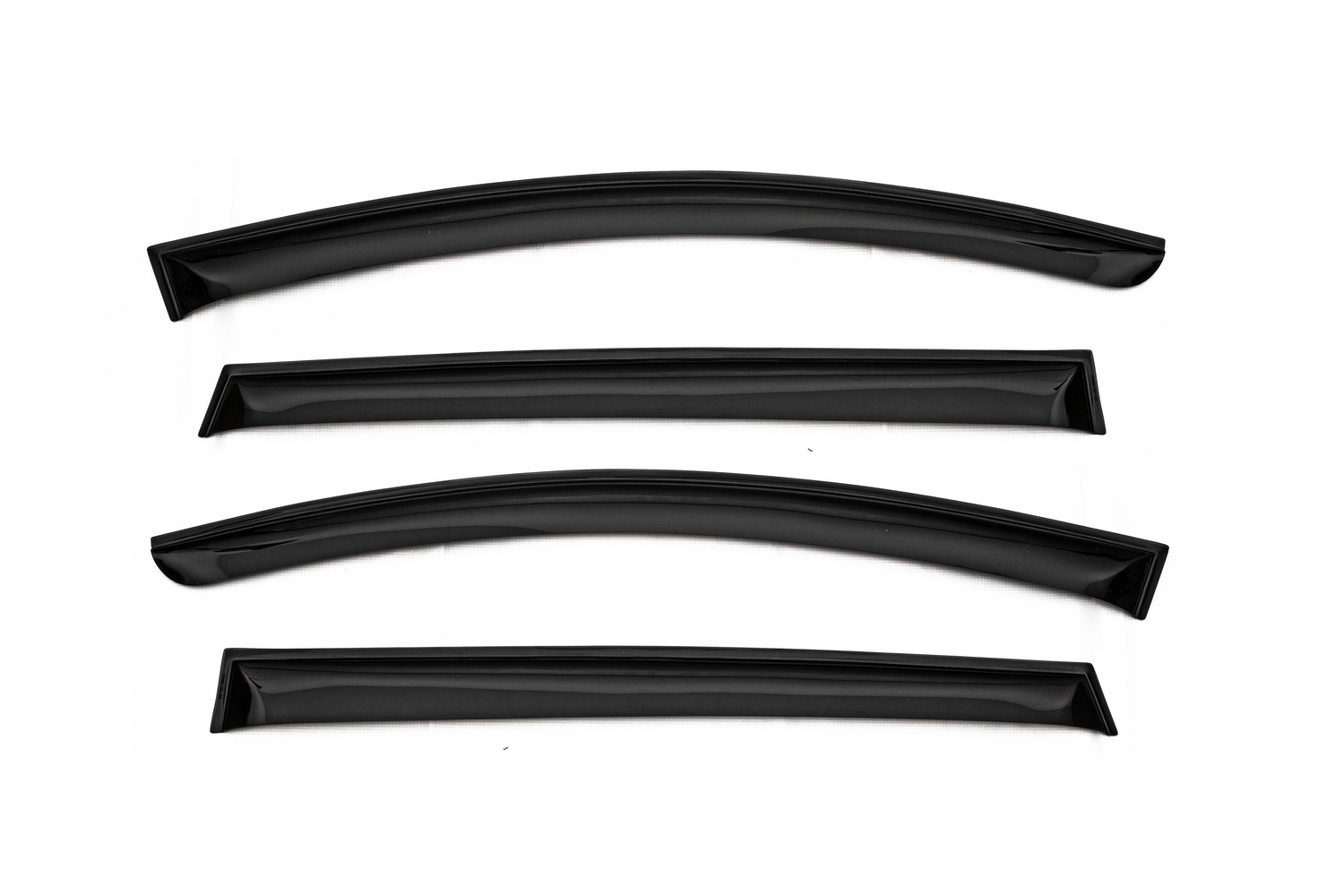 Дефлектор окон (НАКЛАДНОЙ скотч 3М) 4 шт. для AUDI Q7 I (4L) 2005-2015 внедорожник / Ауди Ку7