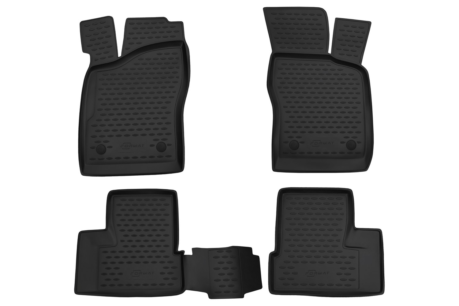 Коврики в салон для DAEWOO Nexia (Ir), 2008-2016, 4 шт. (ПУ, повышенная износостойкость) /  / Деу Нексия