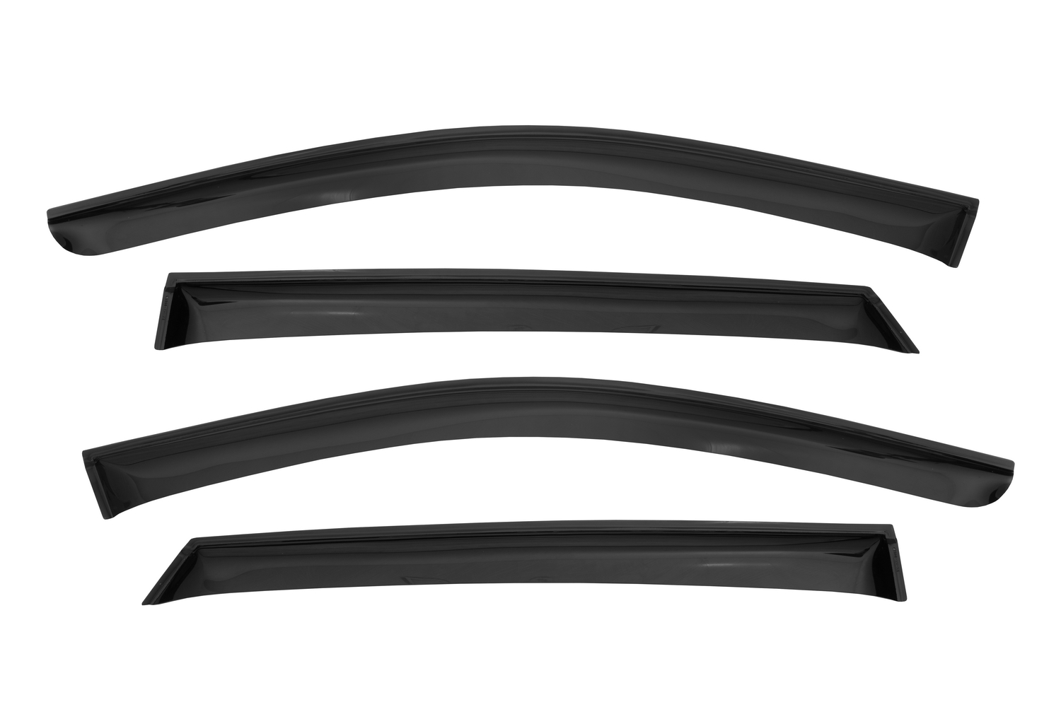 Дефлектор окон (НАКЛАДНОЙ скотч 3М) 4 шт. для HYUNDAI SANTA FE III 2012- кроссовер / Хендай Санта Фе