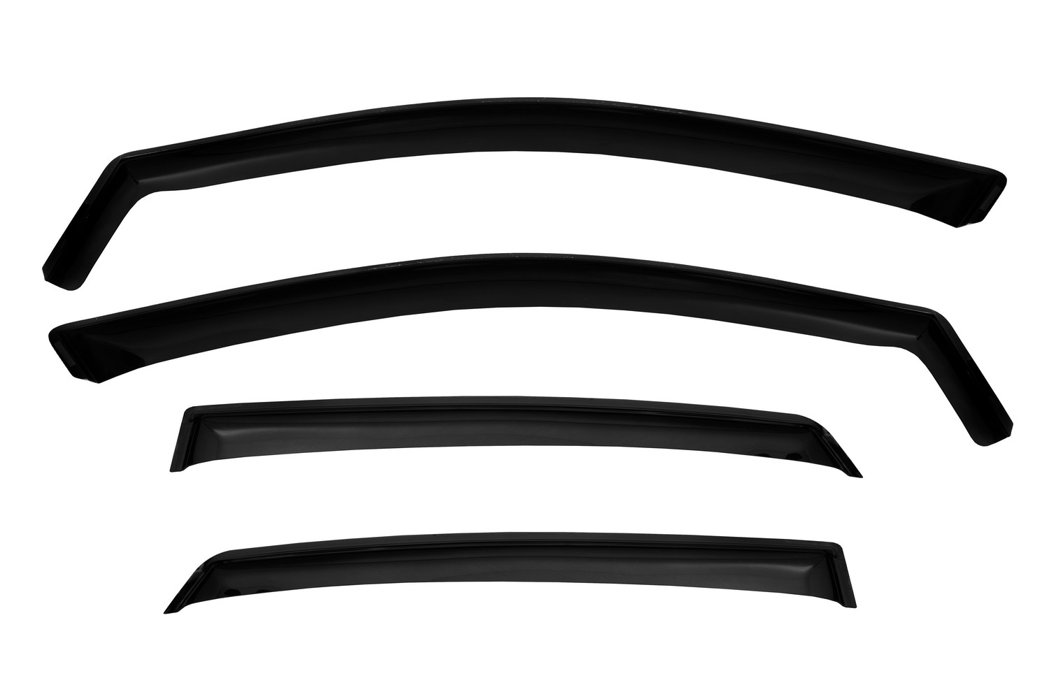 Дефлектор окон (ВСТАВНОЙ ПОД РЕЗИНКУ), 4 шт., для VOLKSWAGEN POLO V 2009-, седан / Фольксваген Поло