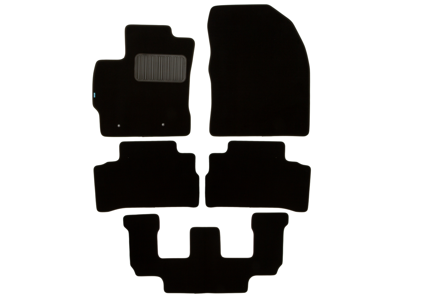 Коврики в салон Klever Premium TOYOTA Verso АКПП 2009-2012, мв., 5 шт. (текстиль) / Тойота Версо