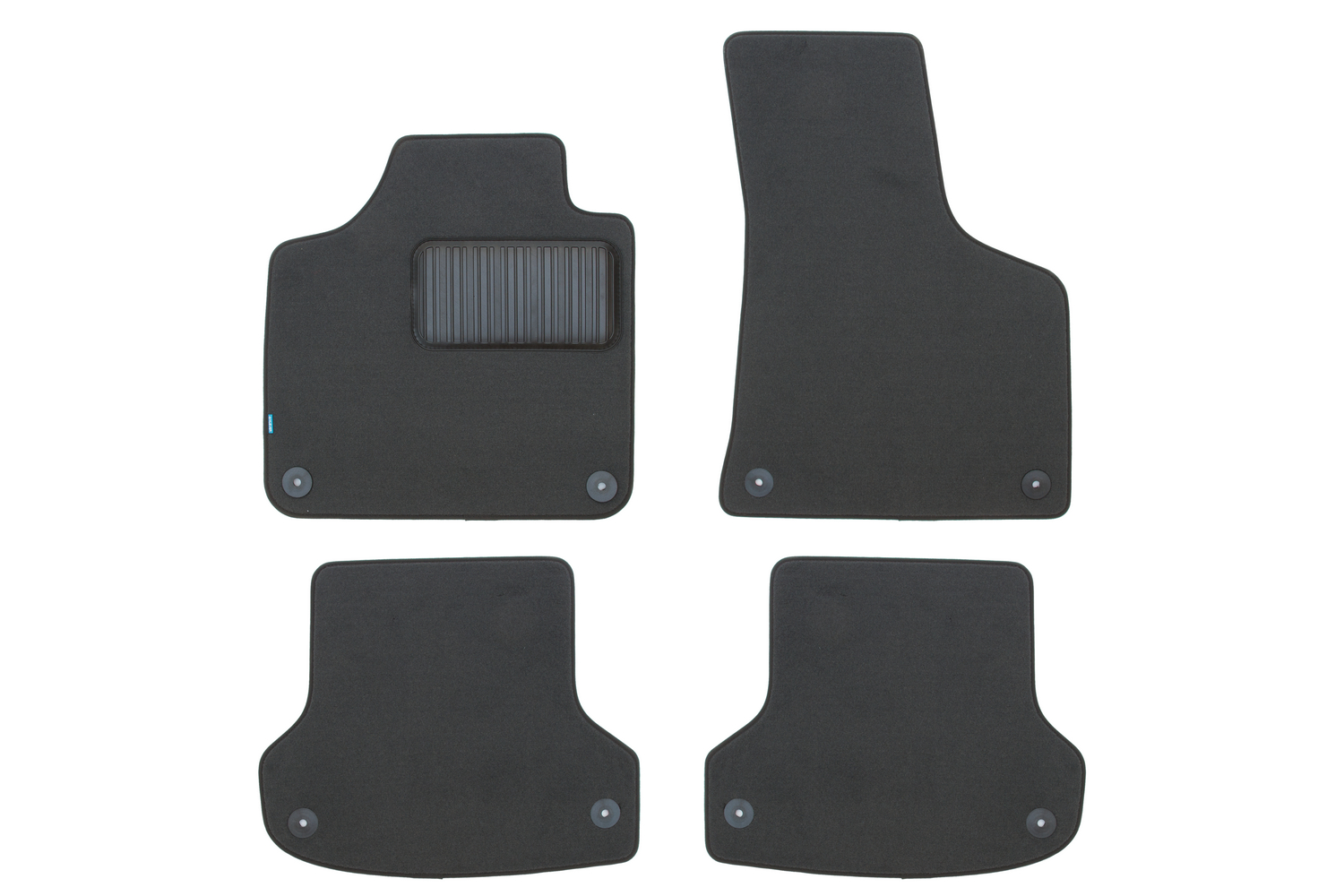 Коврики в салон Klever Premium AUDI A3 5D АКПП 2008-2013, хб., 4 шт. (текстиль) / Ауди А3