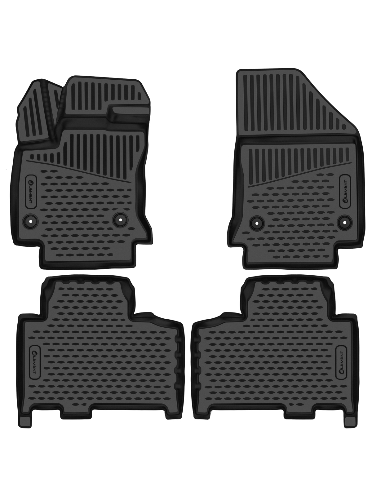 Коврики 3D в салон для GEELY Okavango 2020-, Внедорожник 5 дв., 4шт. (полиуретан) / Джили Окаванго