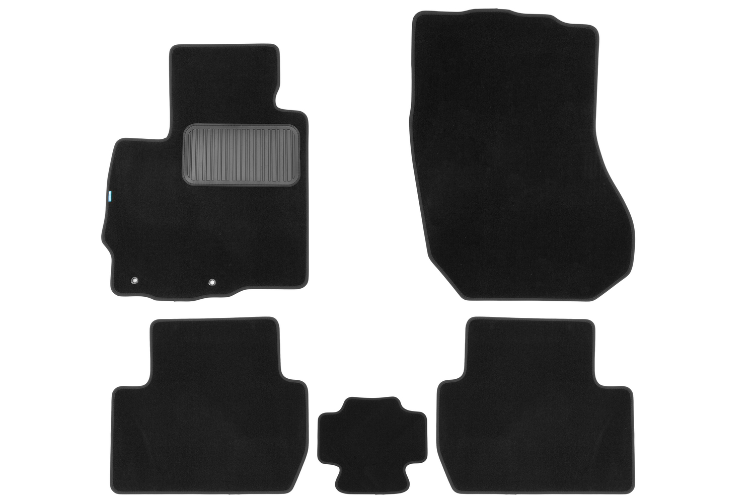 Коврики в салон Klever Premium PEUGEOT 4007 2007-2012, кросс., 5 шт. (текстиль) / Пежо