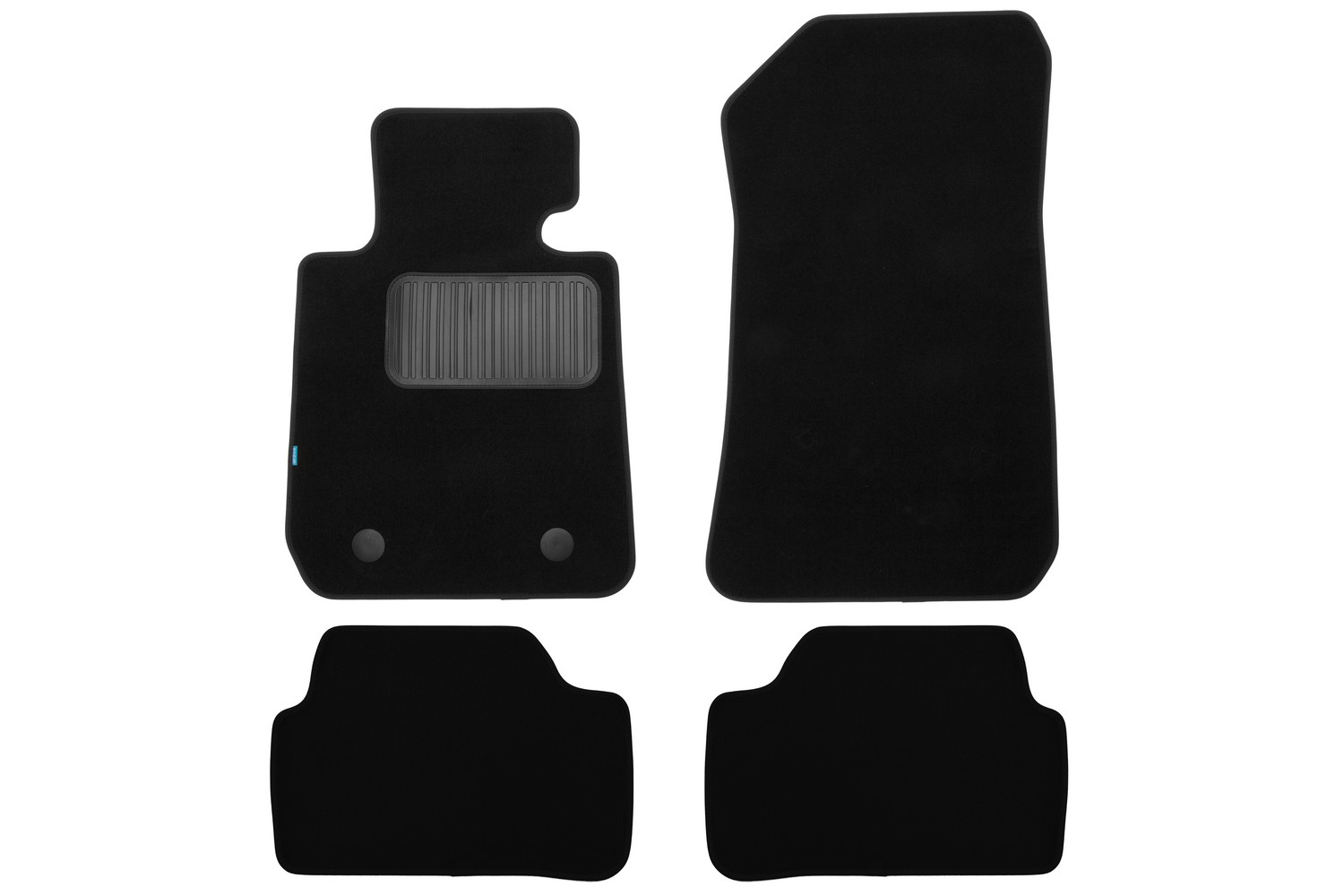 Коврики в салон Klever Premium BMW 1 5D E87 АКПП 2004-2007, 2007-2011, хб., 4 шт. (текстиль) / БМВ 1 серии