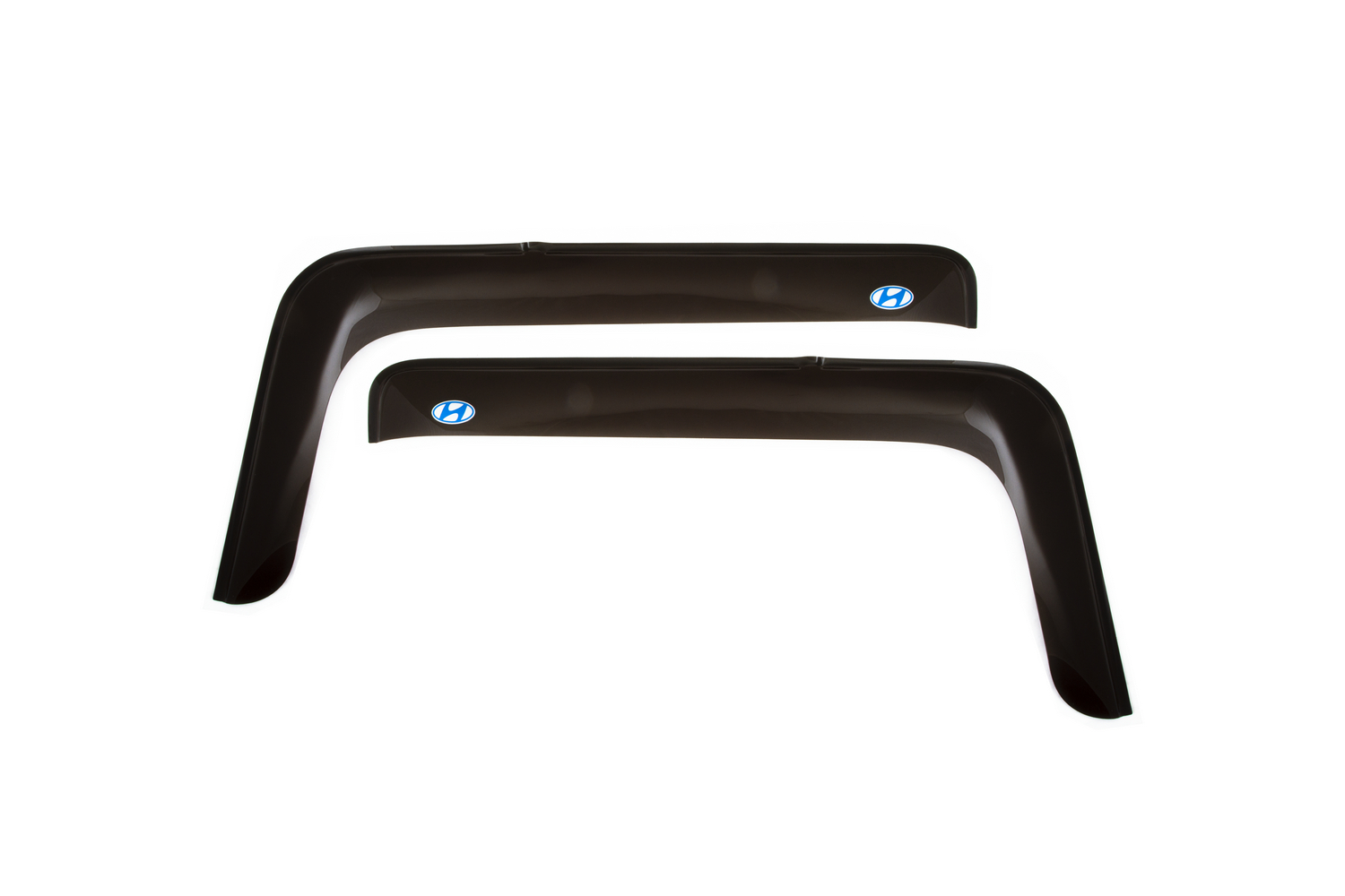 Дефлектор окон 2 шт. для HYUNDAI HD-120 2006-, накладной, скотч 3М / Хендай НД