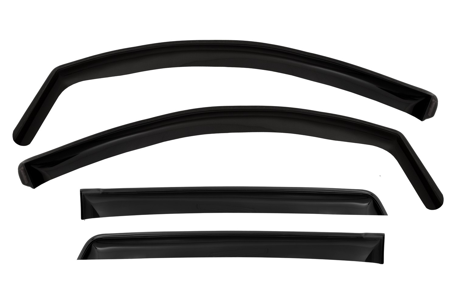 Дефлектор окон (ВСТАВНОЙ ПОД РЕЗИНКУ), 4 шт., для DODGE Ram 1500 Crew Cab, 2019-2020, пикап / Додж Рам