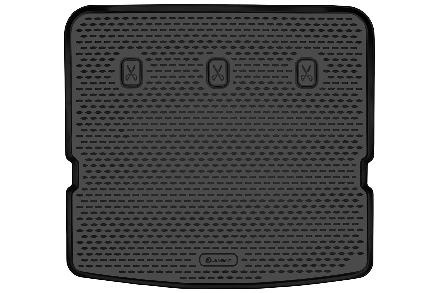 Коврик автомобильный подходит для LINCOLN Navigator (IV), 2017-, 3-й ряд сложен, 1 шт. (полиуретан)