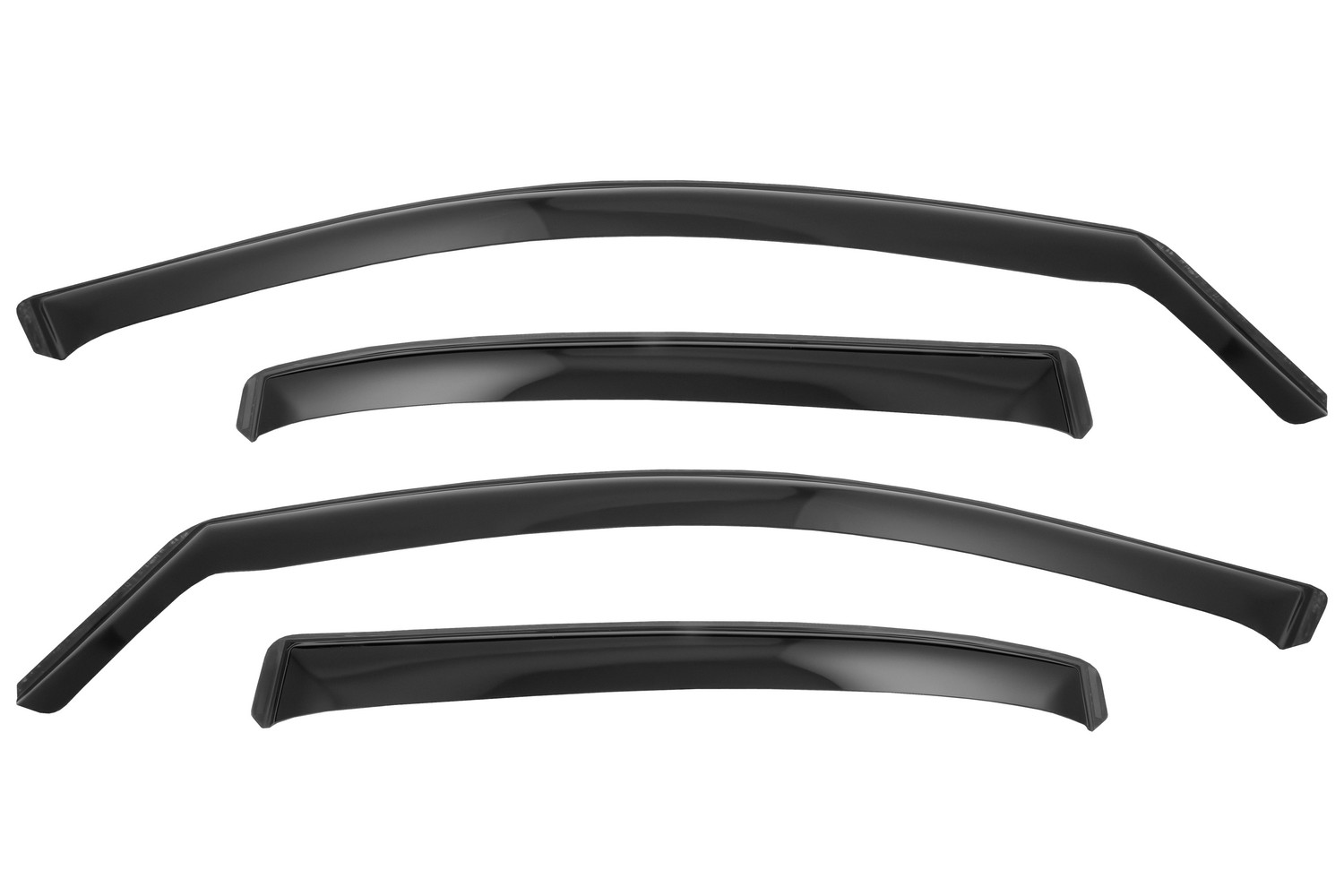 Дефлектор окон (ВСТАВНОЙ ПОД РЕЗИНКУ), 4 шт., для SKODA OCTAVIA III (A7) 2013-, лифтбек / Шкода Октавия