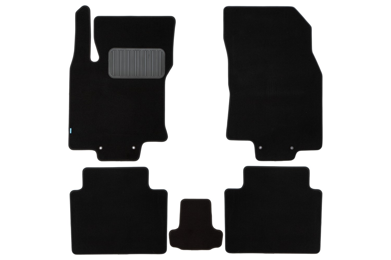 Коврики в салон Klever Premium NISSAN Qashqai, 2013-2019, 2017-, кросс., 5 шт.(текстиль) / Ниссан Кашкай