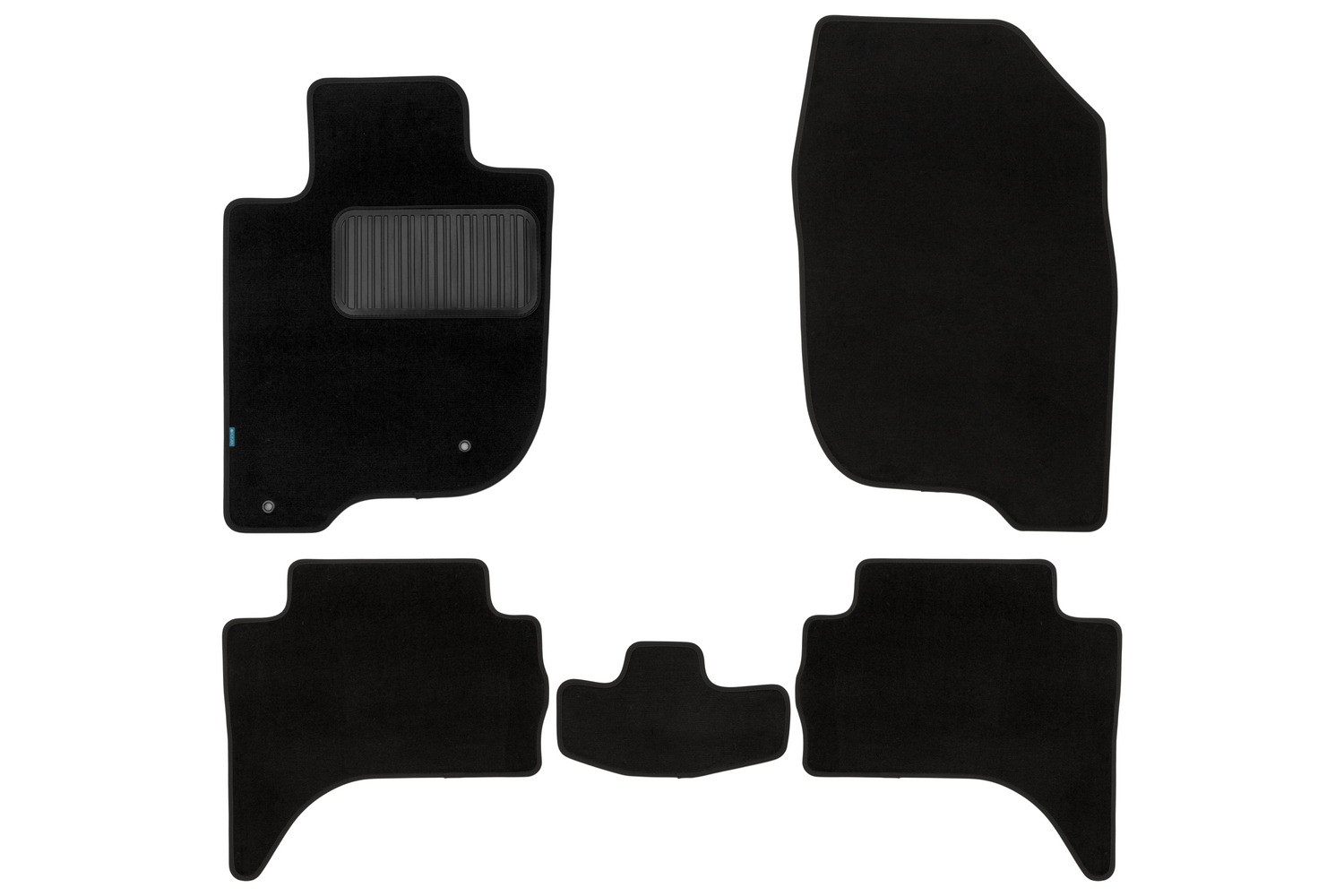 Коврики в салон Klever Premium MITSUBISHI L200 2005-2014, 2013-2015, пик., 5 шт. (текстиль) / Митсубиси Л200