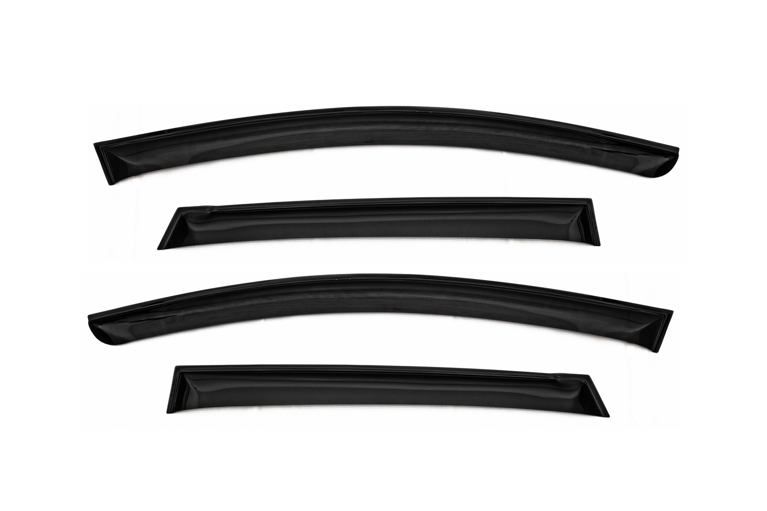 Дефлектор окон (НАКЛАДНОЙ скотч 3М) 4 шт. для NISSAN MURANO II (Z51)2007-2015 кроссовер / Ниссан Мурано