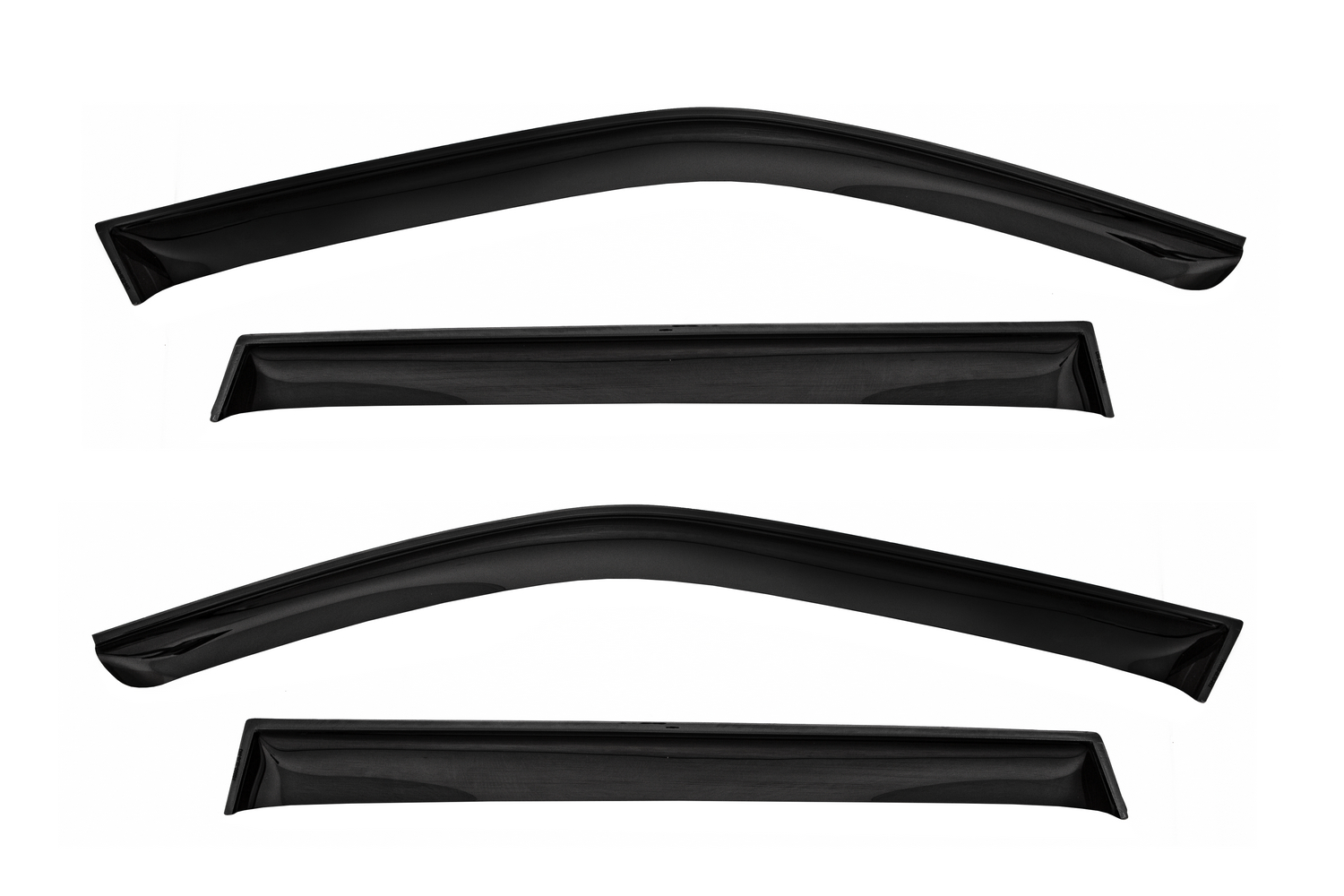 Дефлектор окон (НАКЛАДНОЙ скотч 3М) 4 шт., для SUBARU FORESTER V (SK) 2018-, кроссовер / Субару Форестер