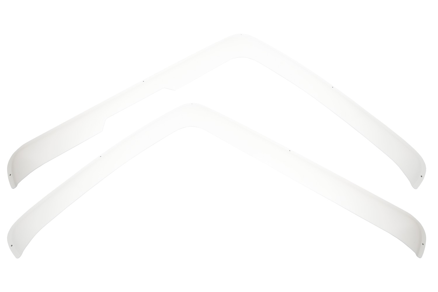 Дефлекторы окон для FAW J7 2023- белый (2 шт.), накладной / ФАВ Джей 7