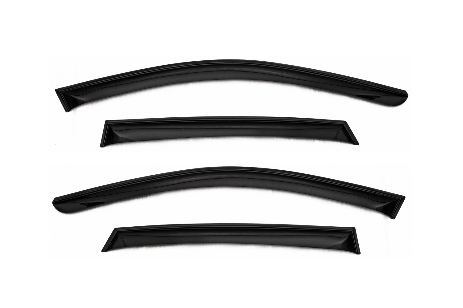 Дефлектор окон (НАКЛАДНОЙ скотч 3М) 4 шт. для SUBARU IMPREZA III 2007-2011 седан / Субару Импреза