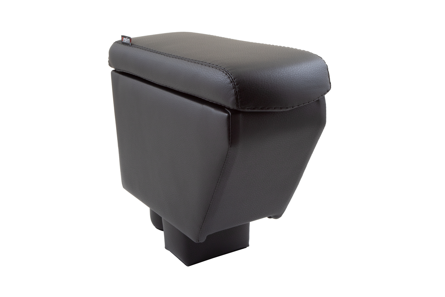 Автоподлокотник RESTIN для SKODA Rapid, 2020-, чёрный, экокожа / Шкода Рапид / Шкода Рапид