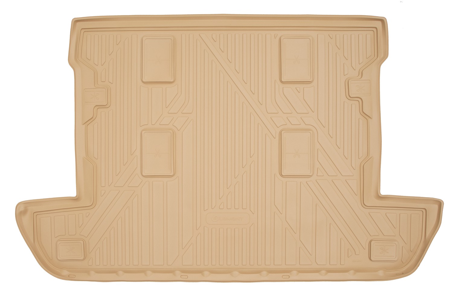 Коврик в багажник LEXUS LX 570 2007-2012, 2012-, внед. 7 мест, кор.(полиуретан, бежевый) / Лексус ЛХ