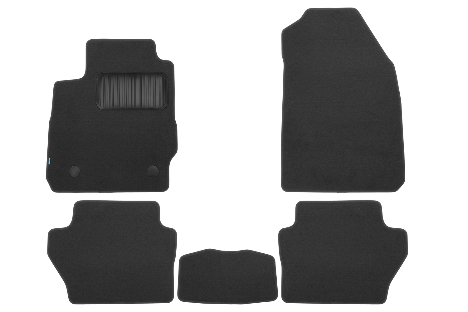 Коврики в салон Klever Premium FORD Fiesta 2008-2013, 2012-2019, хб., сед., 5 шт. (текстиль) / Форд Фиеста