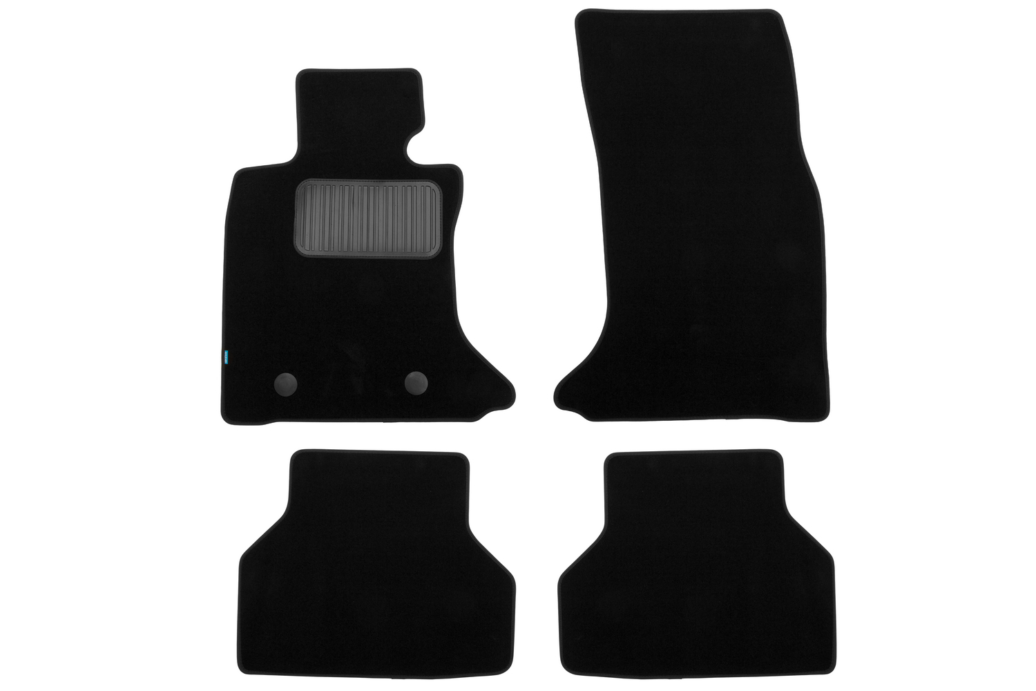 Коврики в салон Klever Premium BMW 5 Е60 АКПП 2002-2007, 2007-2010, сед., 4 шт. (текстиль) / БМВ Пятерка