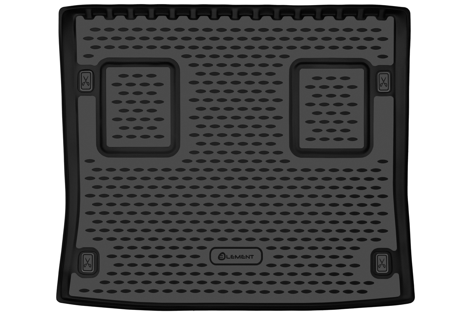 Коврик в багажник для BAIC BJ40 2023 - Внедорожник 5 дв. 1шт. (полиуретан) / Би Джей 40 / БАИК Би Джей 40