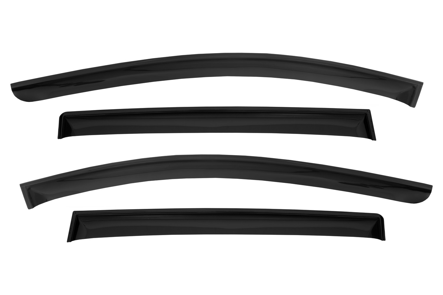 Дефлектор окон (НАКЛАДНОЙ скотч 3М) 4 шт., для CITROEN C5 AIRCROSS I 2018-, кроссовер / Ситроен C5 Эиркросс