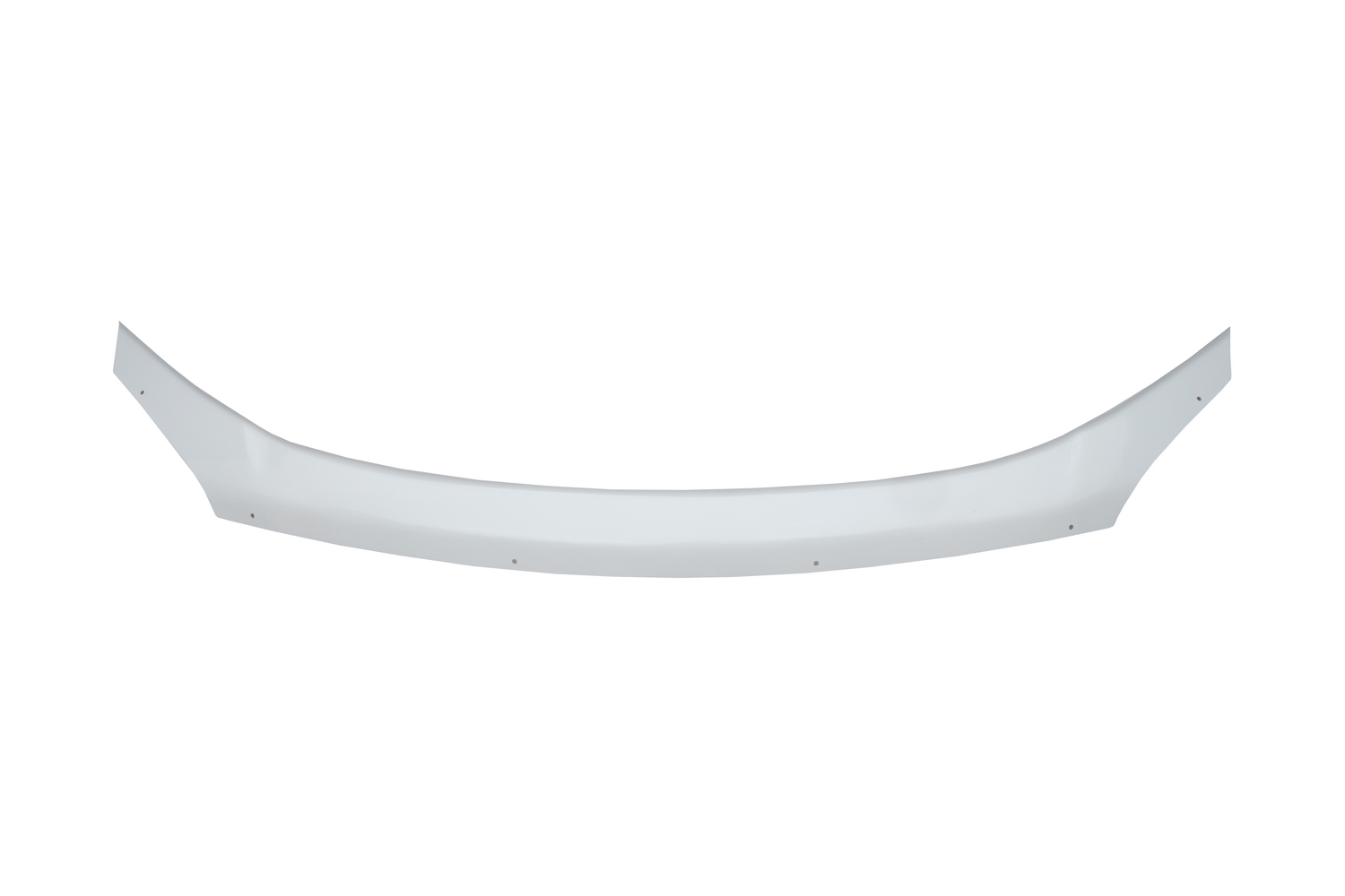 Дефлектор капота (ЕВРО крепеж) подходит для GAZ NEXT 2013- (белый) / Газель некст