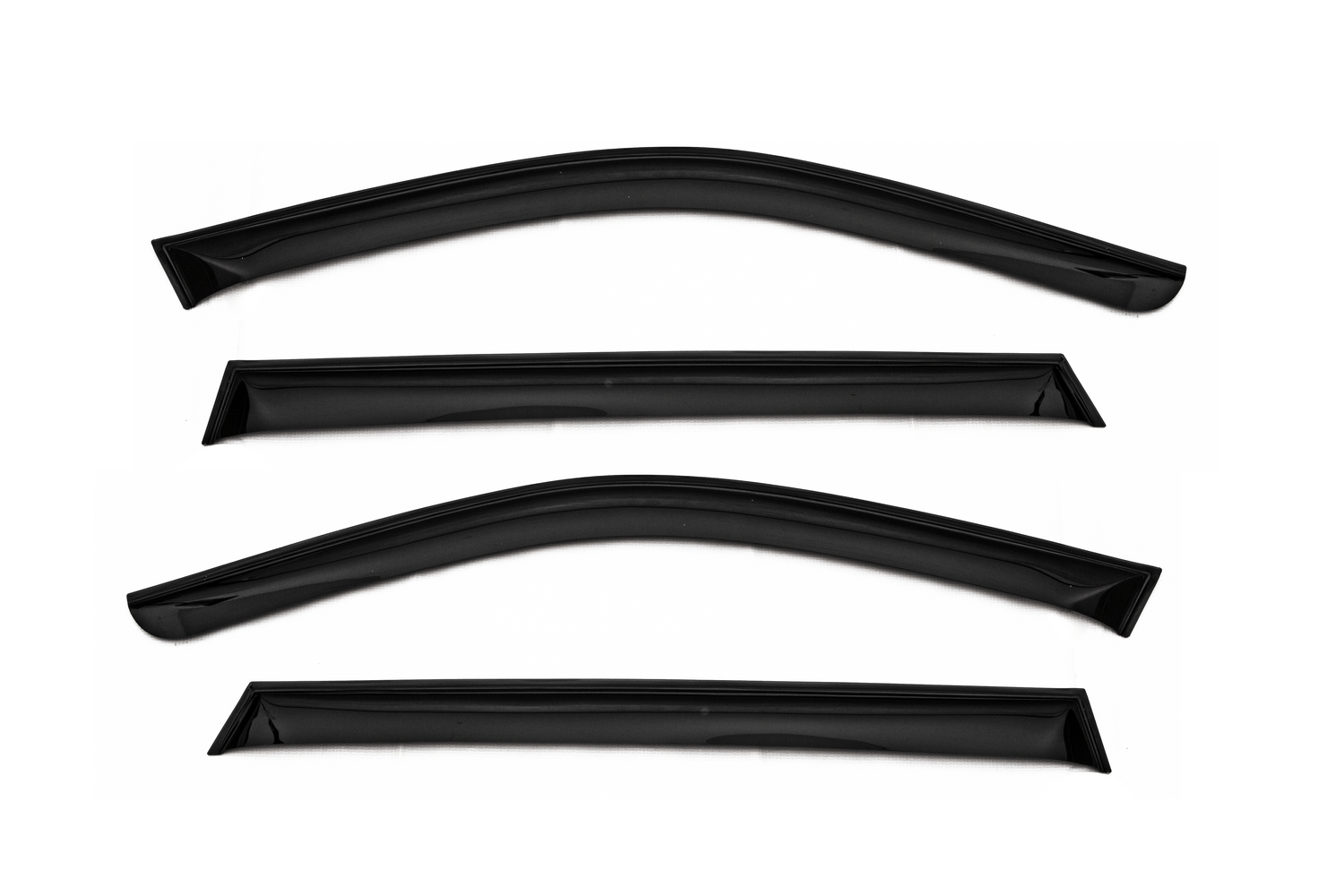 Дефлектор окон (НАКЛАДНОЙ скотч 3М) 4 шт. для BMW X5 II (Е70) 2006-2013 внедорожник / БМВ Х5