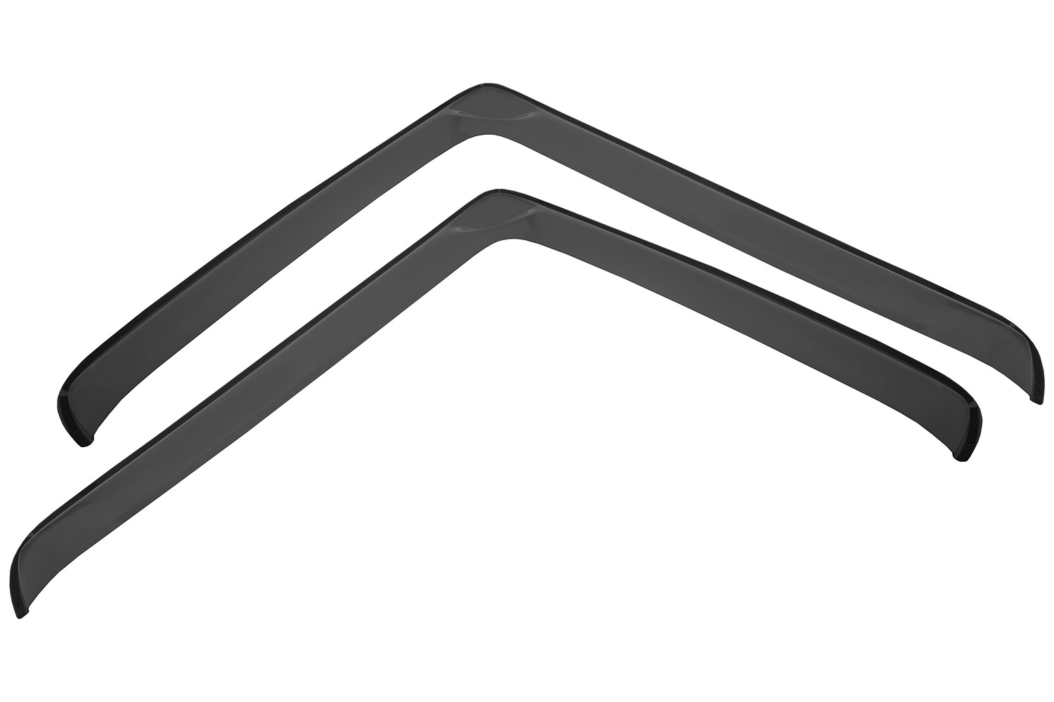 Дефлекторы окон для SITRAK С7H 2022- тонированный (2 шт.), накладной / Ситрак С7Н