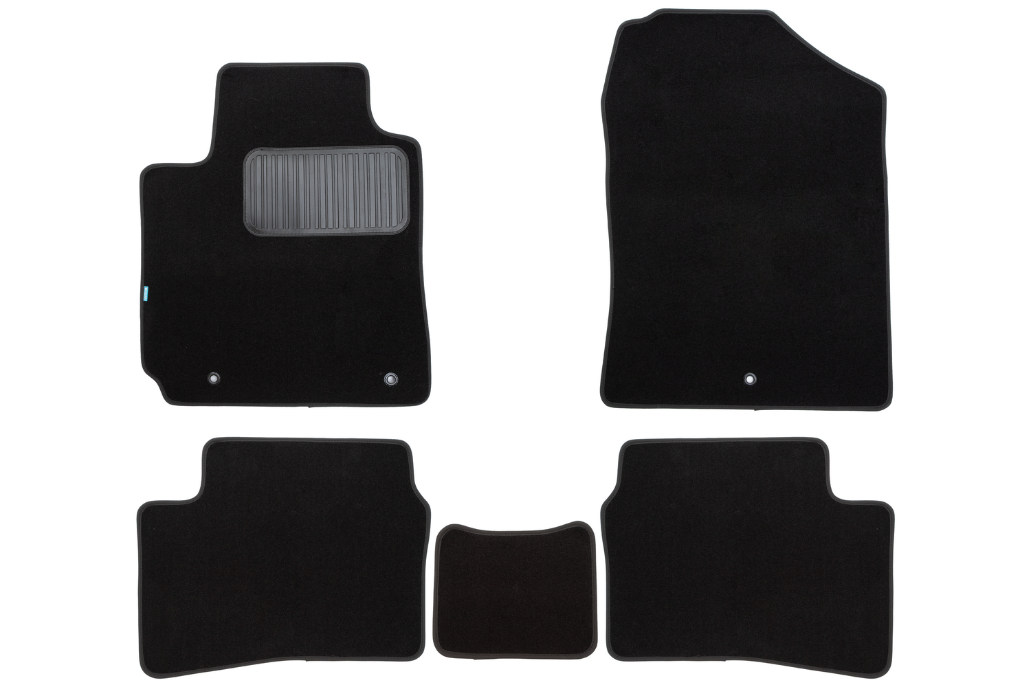 Коврики в салон Klever Premium KIA Picanto, 2017-2021, 2021-, хб., 5 шт. (текстиль) / Киа Пиканто